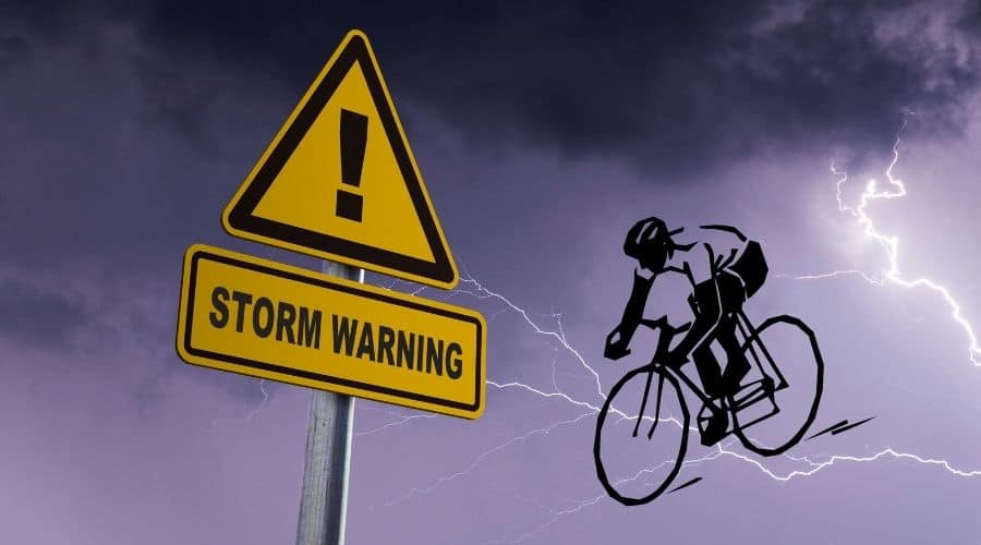 Biking In A Thunderstorm